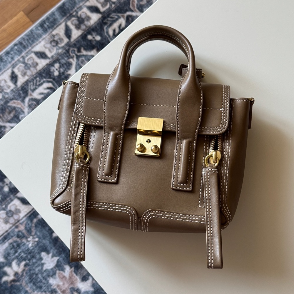 3.1 Phillip Lim Pashli Mini Satchel Taupe/Camel